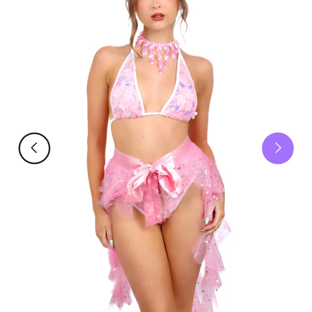 Pink Blossom Princess Set (4 PCS) - Festival Wear